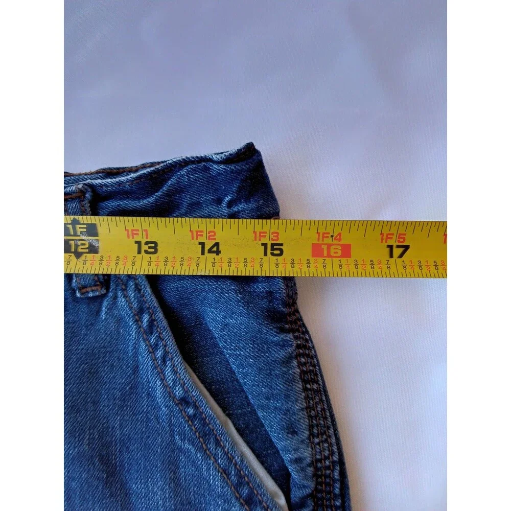 Boys Denim blue jeans husky short the children place size 12H